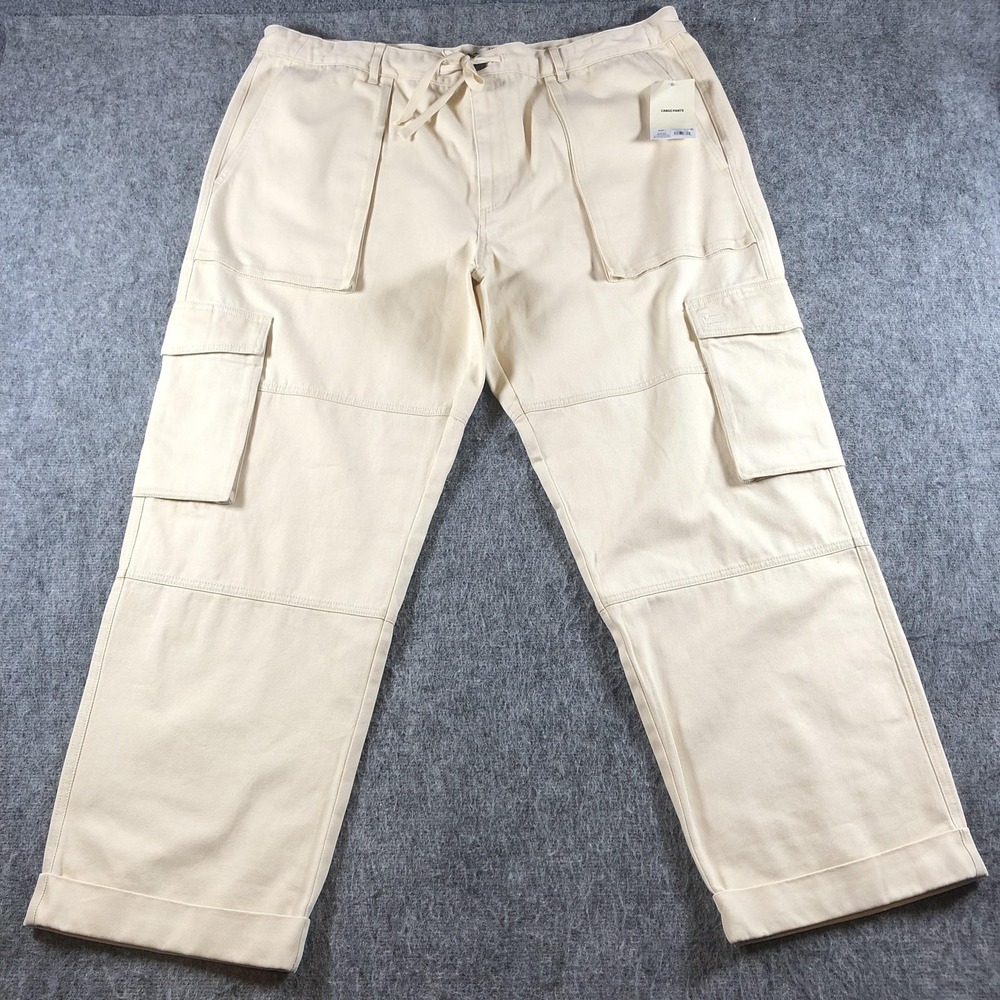 Woolrich Utility Pants Womens 2XL Beige Relaxed Casual Cargo